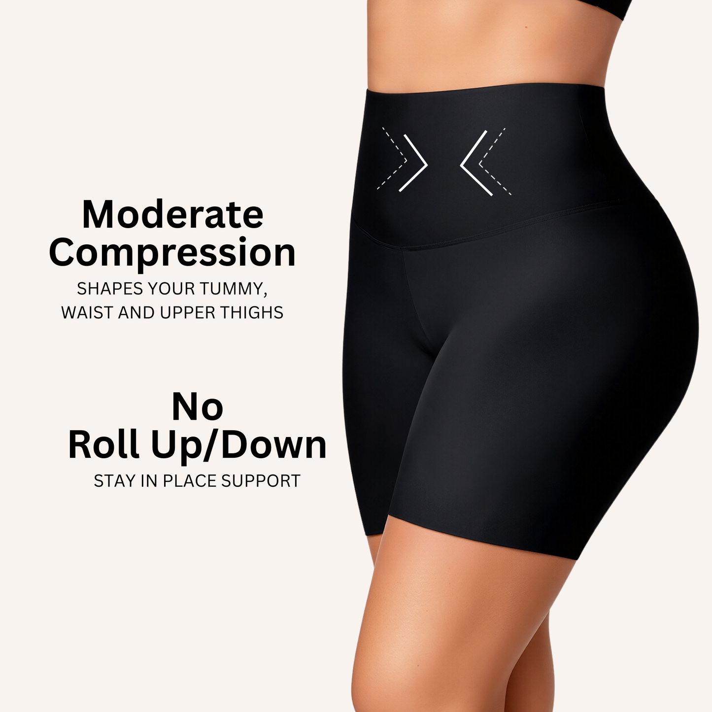 Anti-Roll Shaper Shorts