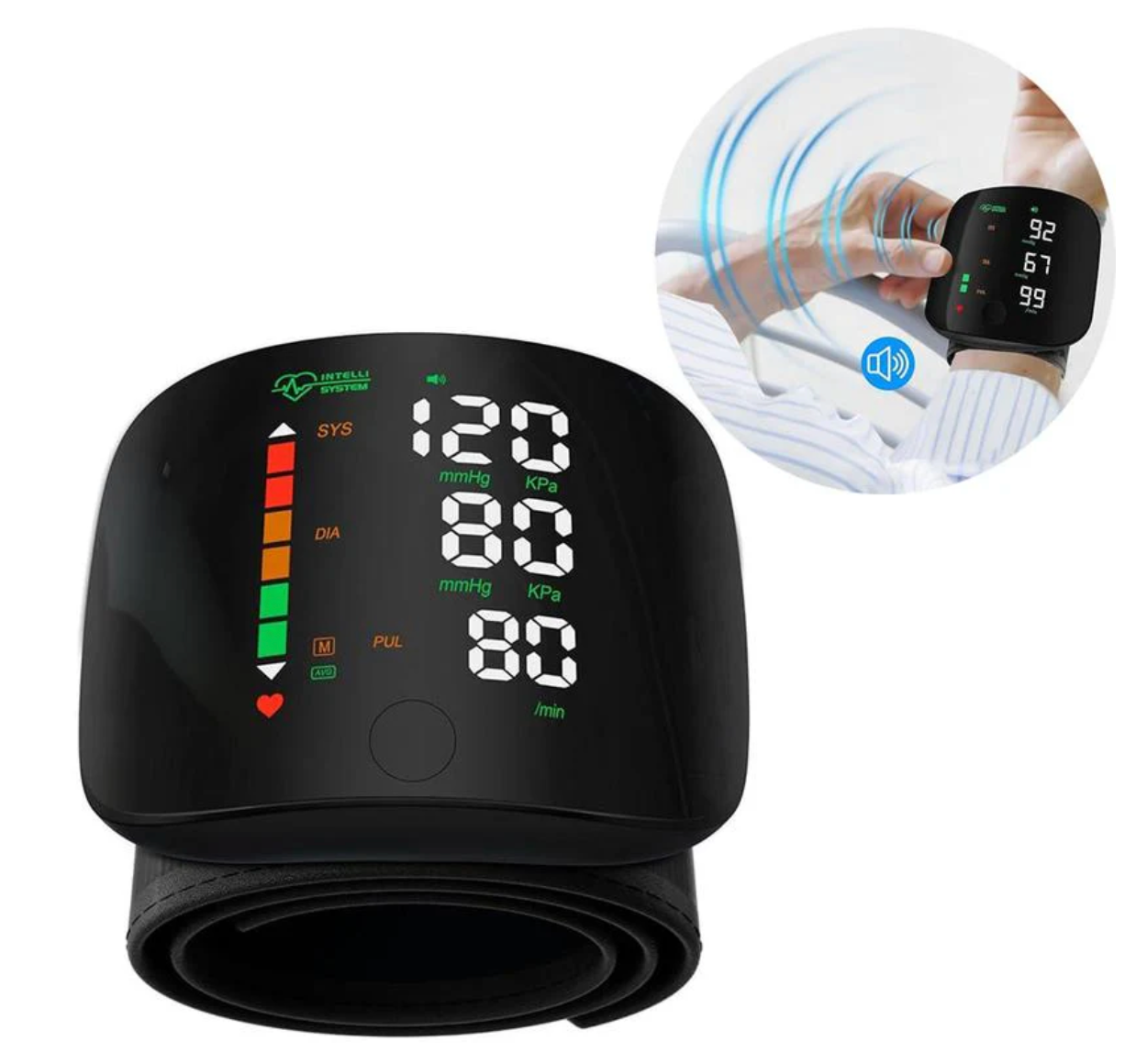 Smart Wrist Blood Pressure Monitor